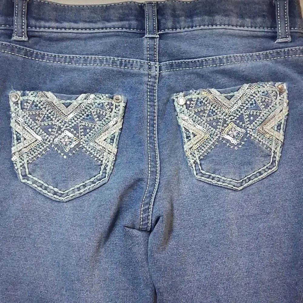 Lot Of 3 Girls Jeans Arizona Jeans Co Place Super Skinny Celebrity Pink
